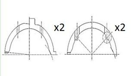 Daewoo Afstandsschijf, krukas BT3011STD