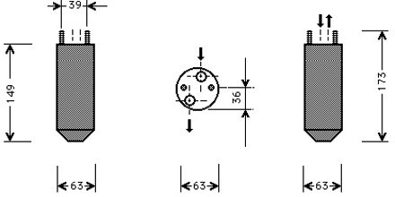 Daewoo AIRCO DROGER (Zie Foto) 8100D023