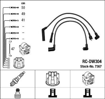 Daewoo Bougiekabelset RCDW304