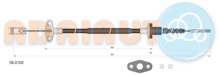 Daewoo Koppelingkabel 060100