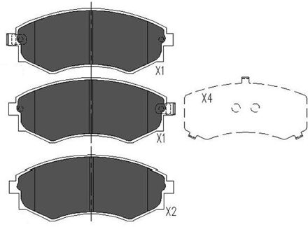 Daewoo Remblokken set KBP3027