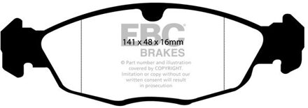 Daewoo Remblokkenset EBC Ultimax2 DP940 DP940