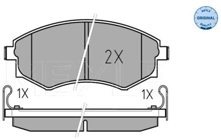 Daewoo Remblokkenset, schijfrem 0252172517W