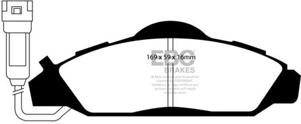 Daewoo Remblokkenset, schijfrem DP1126