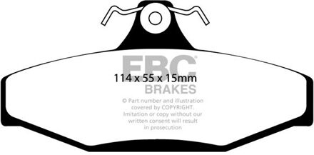 Daewoo Remblokkenset, schijfrem DP1132