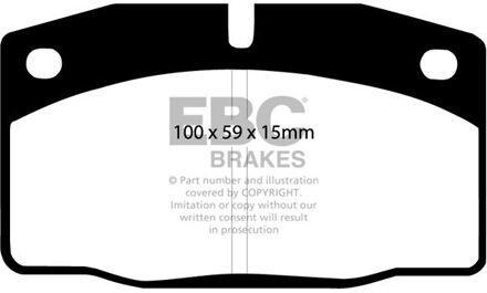 Daewoo Remblokkenset, schijfrem DP325