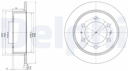Daewoo Remschijf BG3522