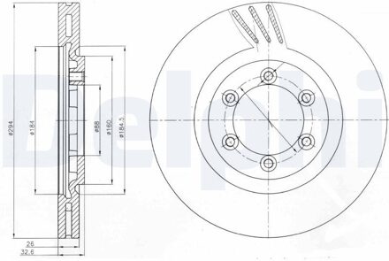 Daewoo Remschijf BG4112