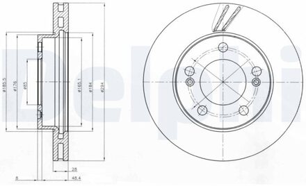Daewoo Remschijf BG4206