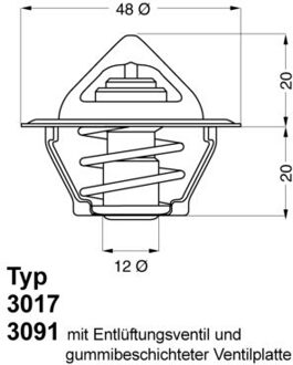 Daewoo Thermostaat 301792D2