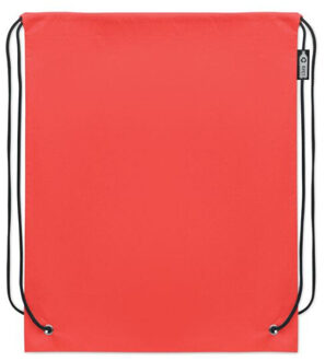 Daffy non-woven trekkoordzak Rood - One size