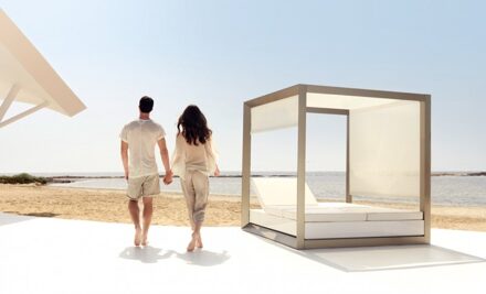 Dagbed met 2 rugleuningen LED Verlicht