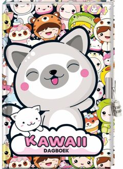 Dagboek met slot - Kawaii -  Interstat (ISBN: 9789464328271)
