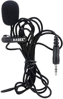 Dagee Imtc Lavalier 2M 3.5 Mm Microfoon Headset Voor Micor Dagee DG-001 Mic Mini Draagbare Microfoon