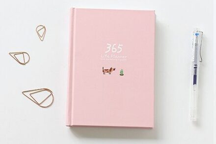 Dagelijks Journal Planner 365 Dagen Wekelijkse Planner Notebook Maandelijkse Plan Agenda Dagboek Notepad Planner Schoolbenodigdheden C20 D40 Bourgondië