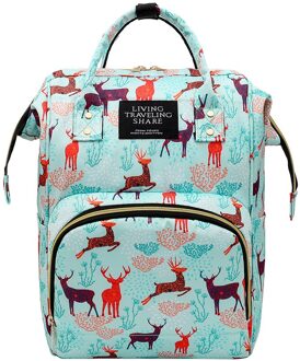 Dagelijks Oxford Doek Luiertassen Mummie Rugzak Vrouwen Mummie Zak Rits School Schouder Satchel Mode Rugzak Voor Vrouwen groen