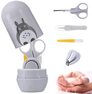 Dagelijks Pasgeboren Nail Shell Shear Manicure Kit 4Pcs Nail Care Baby Gezondheidszorg Kits Zuigeling Vinger Trimmer Schaar Nagelknipper
