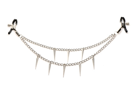 Dagger - Dubbel Ketting Tepelklemmen - Dagger - Dubbel Ketting Tepelklemmen