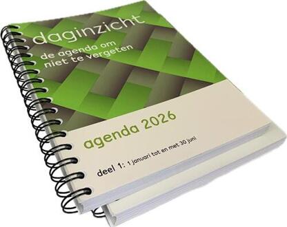 Daginzicht agenda 2026 : de agenda om niet te vergeten -  Stichting Doe Maar Zo! (ISBN: 9789082912531)