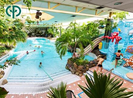 Dagticket zwembad Aqua Mundo in Center Parcs Limburgse Peel