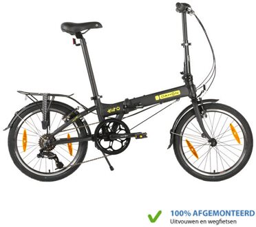 DAHON Vouwfiets HIT D6 Zwart