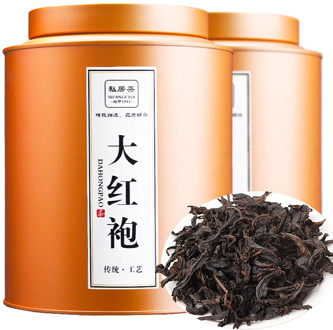 Dahongpao Fragrant Rock Rhyme Cinnamon Tea Canned Gift Set Oolong Tea 500G