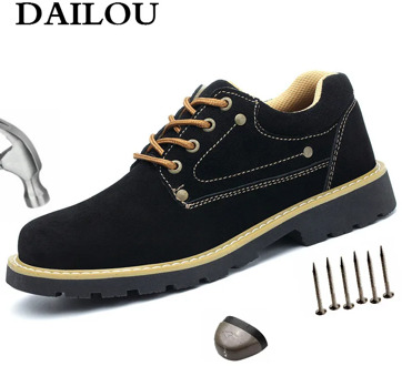 DAILOU Waterproof Winter Men Boots with Fur Warm Snow Women Boots Men Work Casual Shoes Sneakers Protective Shoes Free Shipping