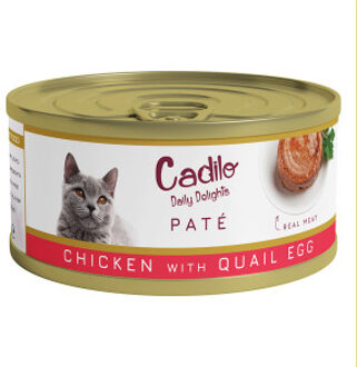 Daily Delights - kip met kwartelei paté - natvoer kat (70 g) 2 verpakkingen (12 x 70g)