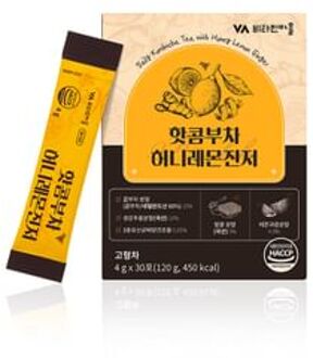 Daily Kombucha Tea with Honey Lemon Ginger 4g x 30 sticks