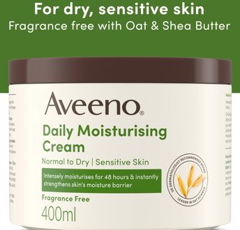 Daily Moisturising Cream for Normal, Dry and Sensitive Skin 400ml