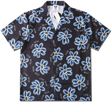 Daisy Bloem Gedrukt Shirts Korte Mouw Mannen Vrouwen Zomer Beach Hawaiian Streetwear Hip Hop Harakuju Koreaanse Mode Losse Tops Xl