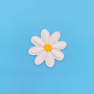 Daisy Bloem Patch Kleding Ijzer Op Patches Applicaties Delicate Geborduurde Voor Diy Decoratie T-shirt Rugzak Hoodies Schoenen Tas