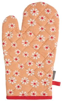 Daisy Flowers Ovenwant Oranje 18x33 Cm