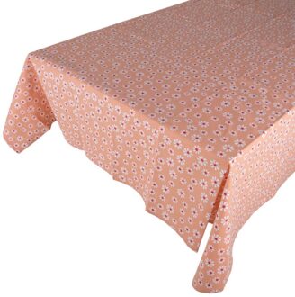 Daisy Flowers Tafelkleed Textiel Oranje 140x250 Cm