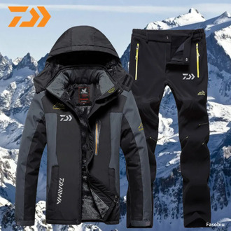 Daiwa Fishing Clothes Sports Outdoor Fishing Clothing Quick-drying Pants Men Fishing Suit Breathable Fishing Jacket Plus Velvet