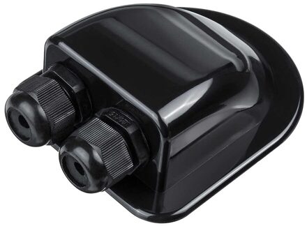 Dak Draad Entry Klier Doos IP68 Waterdicht Zonnepaneel Kabel Camper Caravan Boot Junction Box Trailer Camper Accessoires zwart