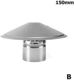 Dak Weerbestendige Cap Paddestoel Vormige Gegalvaniseerd Ijzer 100/150/200Mm Leidingen Voor Hood Cap Uitlaat Ventilatie Schoorsteen m9Q5 150mm