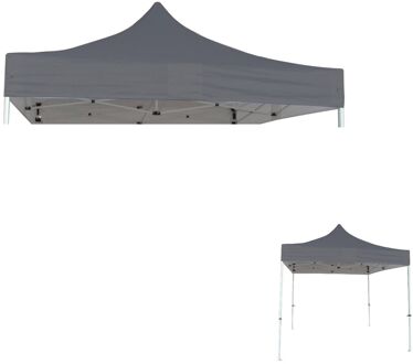 Dakzeil Voor Partytent Quick Up Pro Antraciet 300x300cm
