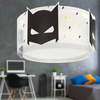 Dalber Plafondlamp Dalber Dark Hero, wit/zwart, Ø 33 cm wit, zwart, geel