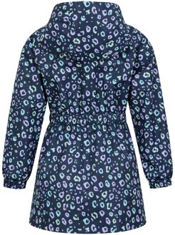 Dale Luipaardprint Lichtgewicht Waterdichte Jas voor Kinderen/Kinderen (Donker paars) - maat 11-12J / 146-152cm