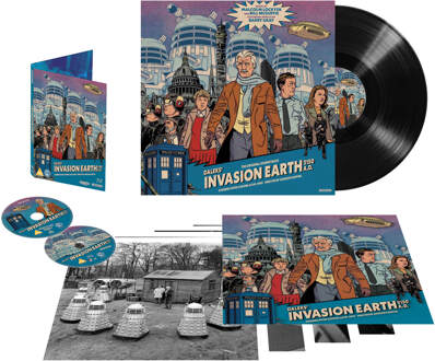 Daleks' Invasion Earth: 2150 A.D. 4K Ultra HD Vinyl Collector's Set