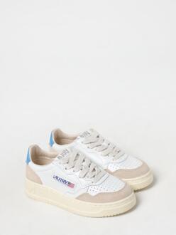 Dallas Leren Suède Sneakers Wit