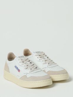 Dallas Sneakers Leer Suède Wit