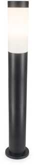 Dally LED Sokkellamp Zwart M - E27 fitting - IP44 Waterdicht - 80 cm - tuinverlichting - padverlichting - Staande buitenlamp