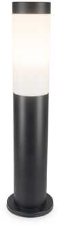 Dally LED Sokkellamp Zwart S - E27 fitting - IP44 Waterdicht - 45 cm - tuinverlichting - padverlichting - Staande buitenlamp