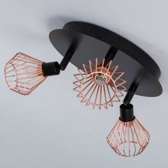 DALMA - Plafondlamp - Koper;Zwart