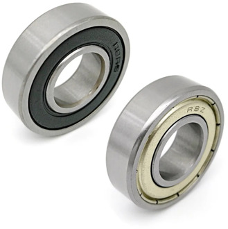 DALUO Bearing R8 R8ZZ R8Z R8RS R8-2RS 5/8x1-3/8x11/32 inch Ball Bearings Single Row Deep Groove Ball Bearings
