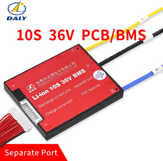 Daly Battery Protection BMS PCB Board 10Series 36V 20A continuous 50A peak for Li-Ion Li-Polymer Batteries With balance function