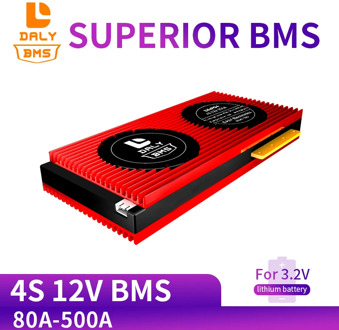 Daly bms 3.2V 4s 80A 120A 200A 300A 500A LiFepo4 18650 BMS PCM Battery With Balance For lili ion Lipo Battery Cell Pack Module