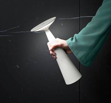 Dama accu-tafellamp IP54 wit